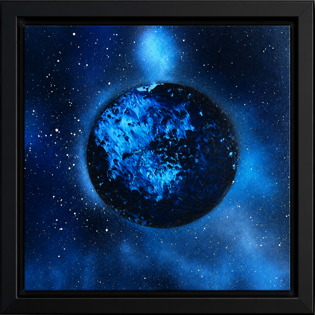 Blue Nebula Planet
