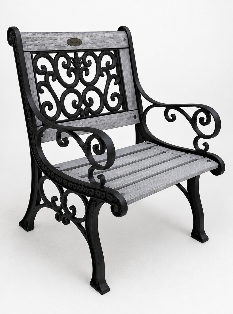 Wrought-Iron Chair — Refinished